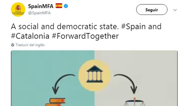 Independencia Cataluna Exteriores Divulga Un Video En Ingles Para Reafirmar Que Cataluna Es Espana