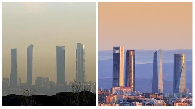 La lluvias del fin de semana dan una tregua a la contaminación en ...