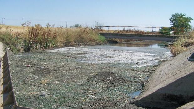 Aguas residuales en la localidad ciudadrealeña de Manzanares