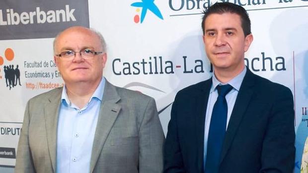 Pedro Antonio Ruiz Santos, junto a Santiago Cabañero