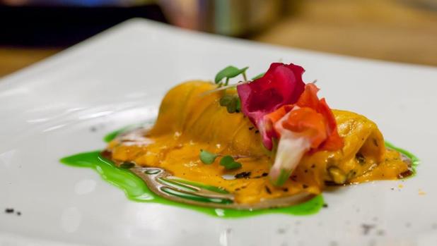 Una de las tapas de la ruta «A Fuego Lento»