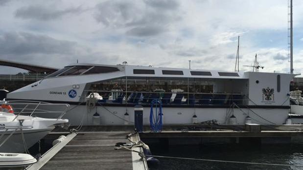 El barco encargadao por el Gobierno de Arturo García-Tizón a un astillero de Ribadeo (Lugo)