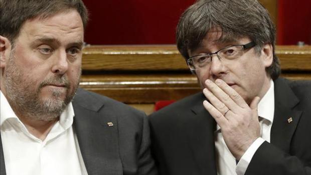 Puigdemont y Junuqeras