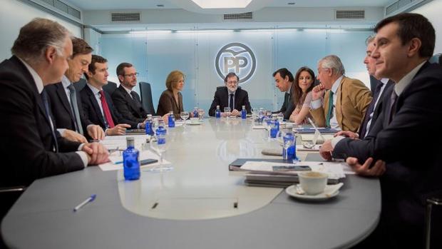 Reunión del Comité de Dirección del PP, ayer