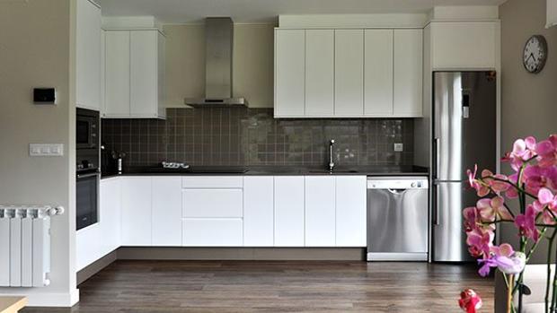 Cocina de una vivienda modular