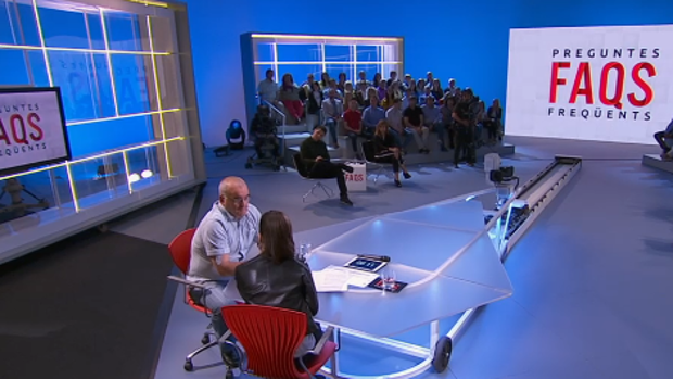 El etarra durante la entrevista con TV3
