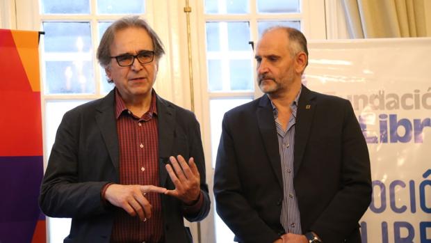 Joan Subirats y Martín Gremmelspacher, durante el anuncio