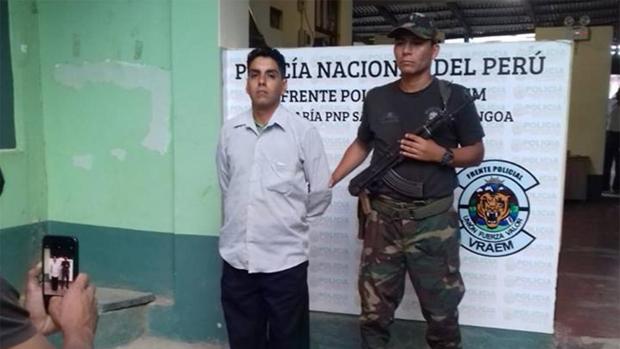 Imagen de Félix Steven Manrique tomada el día de su detenció