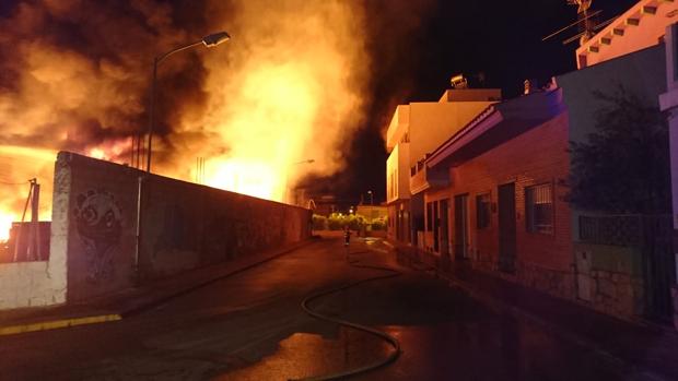 Imagen del incendio