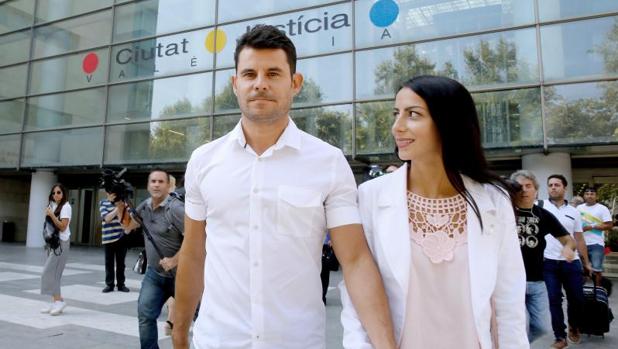 Javier Santos en la Ciudad de la Justicia de Valencia