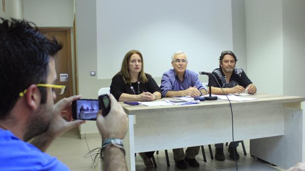 Milagros Núñez, Santiago Salvador y Manuel García