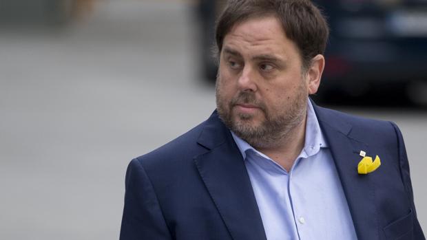 Junqueras, en noviembre del año pasado de camino a la Audiencia Nacional