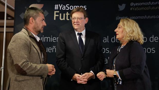 Puig con los representantes de los autónomos en el acto organizado este martes por UPTA-PV