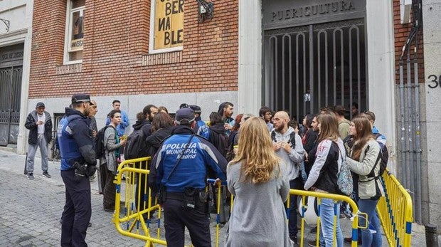 Intento frustrado de desalojo de la casa Okupa «La Ingobernable» el pasado mes de junio