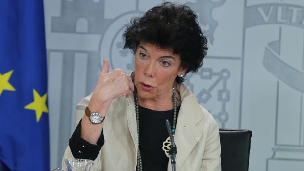 Isabel Celaá, portavoz del Gobierno