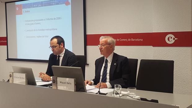 Miquel Valls, durante la presentación del estudio