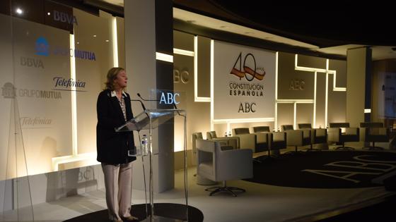 La presidenta-editora de ABC, Catalina Luca de Tena, dio comienzo al acto