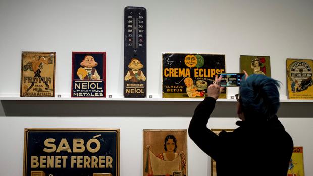 Detalle de uno de los apartados de la exposición