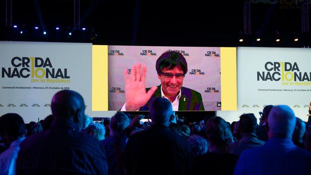 Presentación del partido de Puigdemont