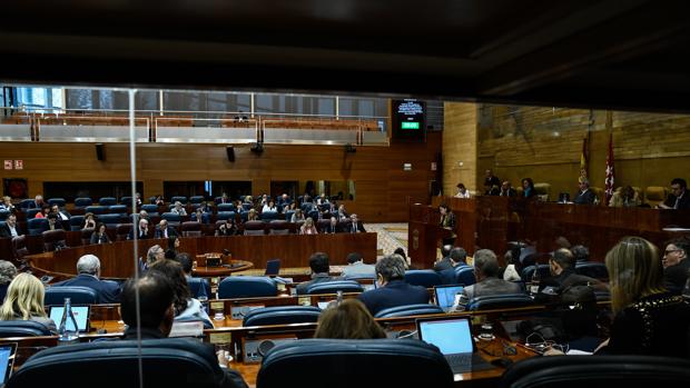 Pleno de la Asamblea de Madrid