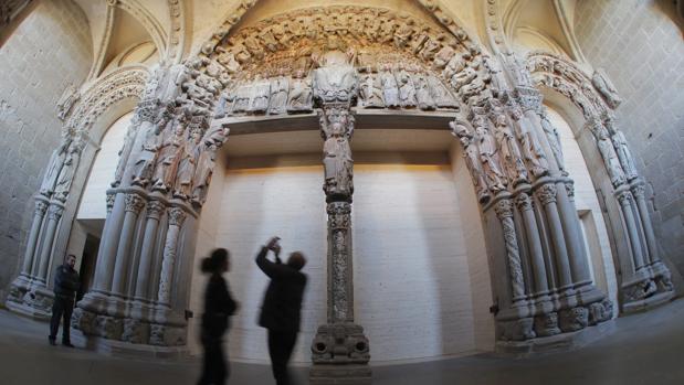 Vista del Pórtico de la Gloria