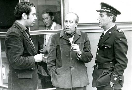 El autor con el actor que dio vida a Plinio, Antonio Casa,
