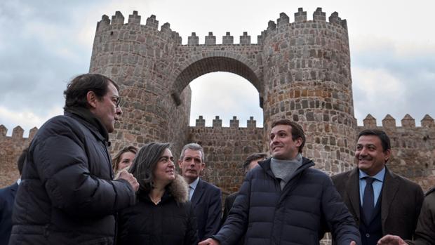 Pablo Casado, en Ávila la semana pasada