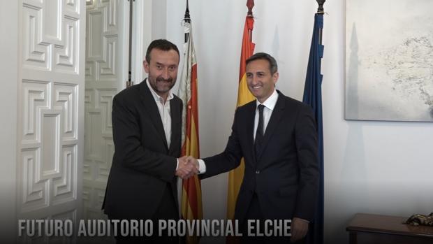 Imagen de la reunión entre Carlos González y César Sánchez