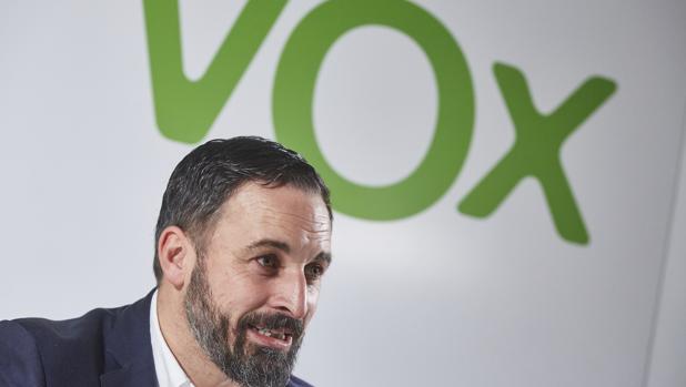 Imagen del presidente de Vox durante una entrevista concedida a ABC