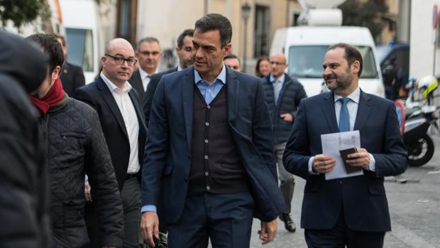 Pedro Sánchez llega a la Ejecutiva Federal del PSOE celebrada ayer