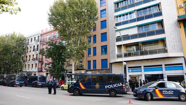 Imagen de la Policía Nacional, en una redada anti prostitución