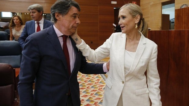 Cristina Cifuentes con Ignacio González