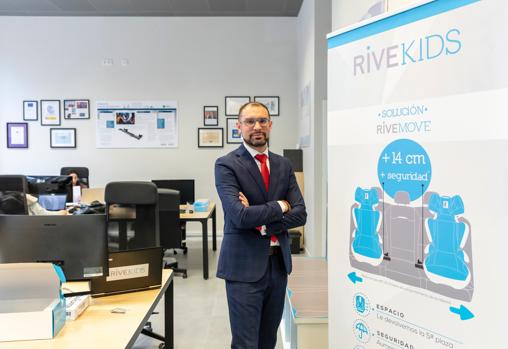 El director general de Rivekids, José Lagunar, en su sede de Valladolid