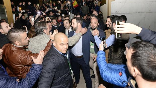 Santiago Abascal, en Toledo, el pasado 31 de enero