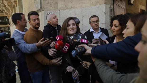 Blanca Pou, periodista a la que incautaron el móvil, tras su declaración