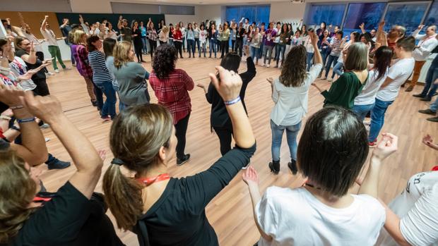 Docentes en un momento del Congreso celebrado en Valladolid