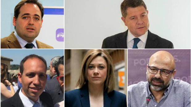Los cinco candidatos a presidir la Presidencia de Castilla-La Mancha