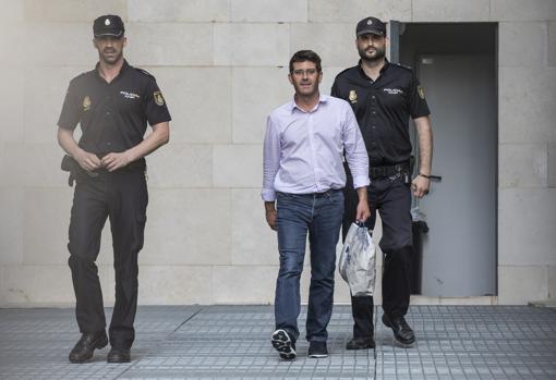 Imagen de Jorge Rodríguez tomada tras su puesta en libertad