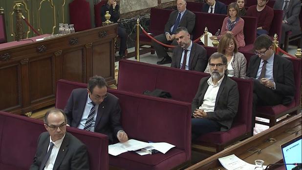 Turull y Rull, durante una sesión del juicio en el Tribunal Supremo