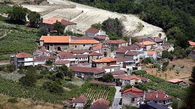 Núcleo de Pazos de Arenteiro, en el municipio orensano de Boborás