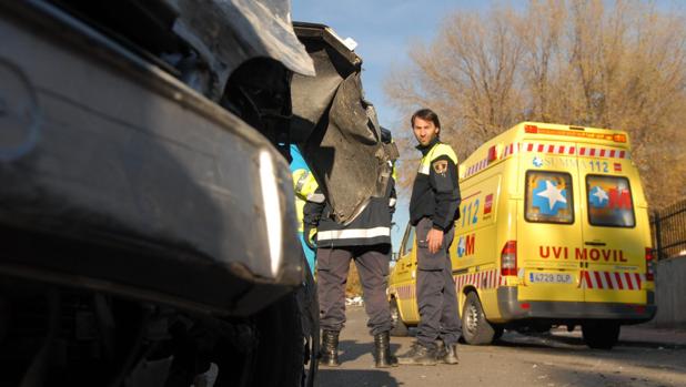 Un accidente en una imagen de archivo