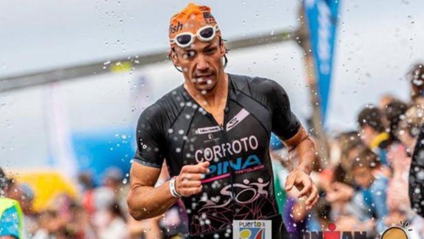 Javier Corroto el sábado en Lanzarote