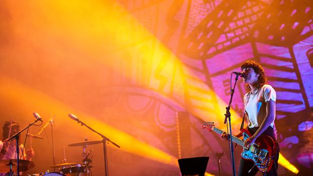 Courtney Barnett, durante su actuación en Barcelona