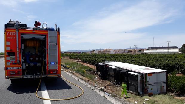 Imagen del accidente