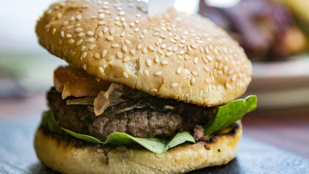 Aspecto de la que ha sido elegida la mejor hamburguesa de Madrid