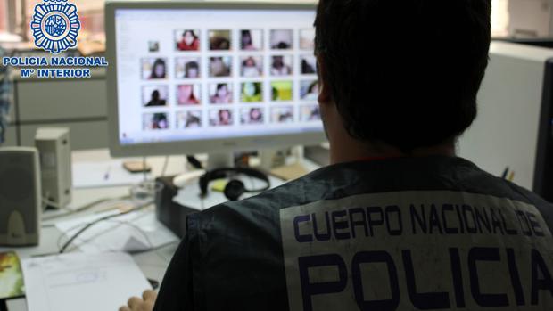 Imagen de archivo de una operación contra la pornografía infantil