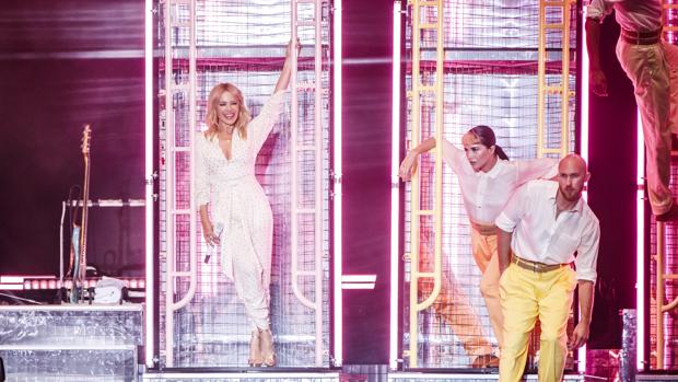 Kylie Minogue, durate su actuación en el Cruïlla