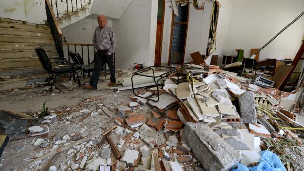 Imagen de uno de los atentados más destructivos de la banda, en Beade en 2013