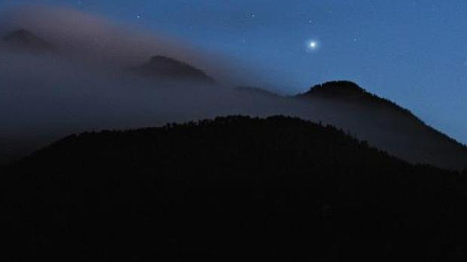 Vídeo: la estrella que adoraban en Canarias desde Risco Caído