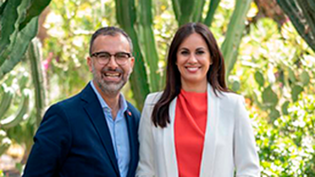Mariano Cejas y Espino Ramírez en la campaña de las autonómicas de 2019